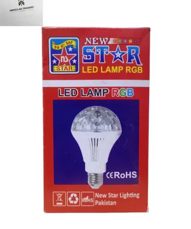 RGB Crystal Disco LED Bulb rotating crystal prism with vibrant RGB colors, imagecaption=RGB Crystal Disco LED Bulb – vibrant rotating LED light for parties and home décor
