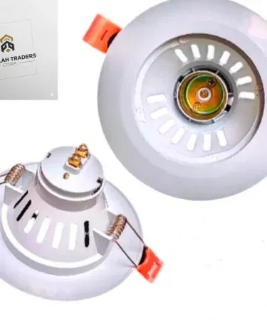 3‑inch white pure plastic ceiling holder for LED bulbs – Khareedo Kharedo , imagecaption=White plastic ceiling holder (3 in) suitable for LED bulbs, sold on Khareedo|Kharedo ,
