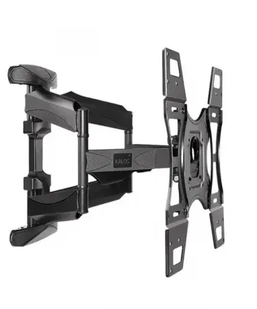Imported KALOC X7 Universal 32‑75″ Full Motion TV Wall Mount – Adjustable TV Stand – Black finish, sturdy steel construction, showing tilt and swivel features.