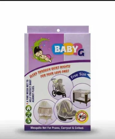 Baby Mosquito Net Universal – foldable breathable mesh cover for stroller, pram, car seat & carry cot