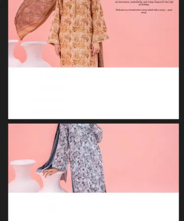 Sohaye by Dinners summer unstitched outfit – light, elegant design perfect for the season