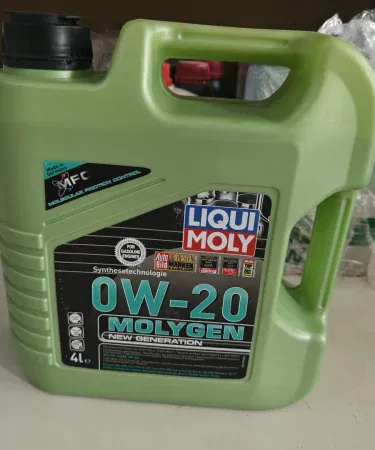 Liqui Moly Molygen 0W-20 Engine Oil 4 L bottle with Khareedo & Kharedo branding – premium hybrid car oil