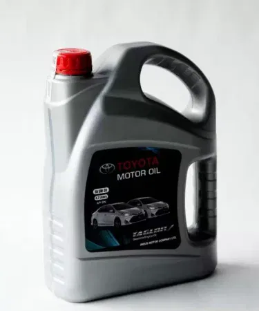 Toyota Motor Oil TAGLONX 5W-30 4.2L bottle on white background, imagecaption=Toyota TAGLONX 5W-30 4.2L – High‑performance motor oil for Toyota engines.