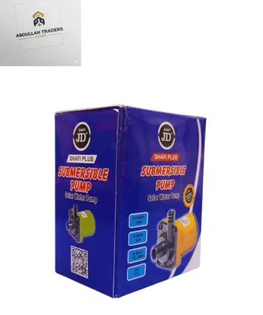 Shafi JD Submersible Solar DC Pump 12V – compact solar‑powered water pump for homes and farms, imagecaption=Shafi JD Submersible Solar DC Pump (12V) – reliable solar water pumping solution.