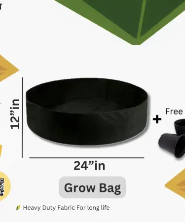 Circular Grow Bag for Plants – Heavy Duty Fabric by Envirt