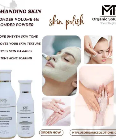 MT+ Demanding Skin Polish Kit for Whitening – Blonder Volume 6% Powder – Khareedo