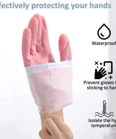 Silicone dishwashing gloves – reusable, heat‑resistant, textured‑grip gloves for kitchen cleaning, dishwasher machines, liquid dispensers and tablets, eco‑friendly and machine washable.