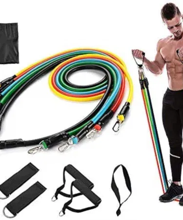 Resistance Gym Band – high‑quality elastic fitness band for home workout, yoga, Pilates and strength training; perfect for men and women