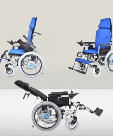 Elite Healthcare Heavy Duty Reclining Electric Wheelchair – portable, durable, comfortable design for elderly and patients