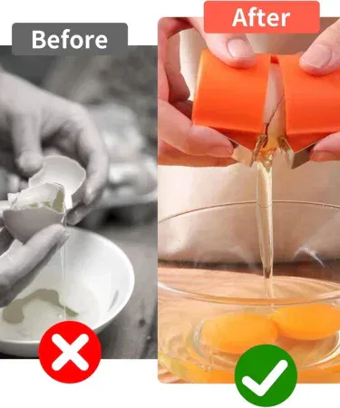 Egg Shell Opener Stainless Steel – mess‑free egg cracker tool for raw and boiled eggs, compact stainless steel kitchen gadget.