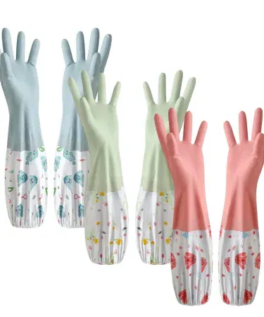 Silicone dishwashing gloves – reusable, heat‑resistant, textured‑grip gloves for kitchen cleaning, dishwasher machines, liquid dispensers and tablets, eco‑friendly and machine washable.