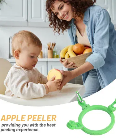 Quick Vegetable Peeler with sharp stainless steel blade for fruits and vegetables, ergonomic handle, compact design