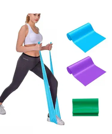 TheraBand latex‑free resistance band set – professional elastic exercise bands for physical therapy, rehab and fitness