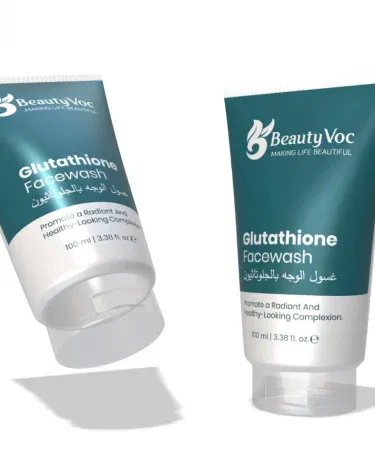 Beautyvoc Glutathione Face Wash 100ml – brightening gel cleanser for oily skin, men and women