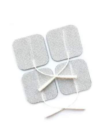 Reusable Gel Electrodes Medicare TENS Pads for Pain Relief Therapy, compatible with EMS machines, shown with a TENS unit and gel pad layout.