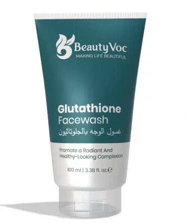 Beautyvoc Glutathione Face Wash 100ml – brightening gel cleanser for oily skin, men and women