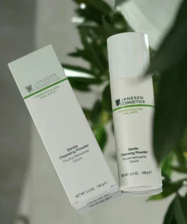 Janssen Cosmetics Gentle Cleansing Powder 100g – Face Cleansing Powder for Smooth Fresh Skin, imagecaption=Janssen Cosmetics Gentle Cleansing Powder 100g – Gentle Face Cleanser & Exfoliator.