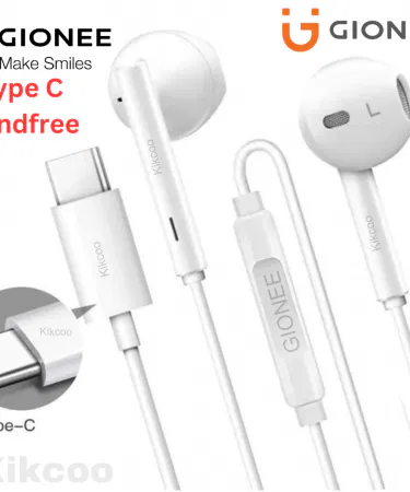 Original Goniee Type C Handsfree with in‑line mic and ergonomic earbuds, perfect for Android smartphones