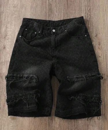 Men’s Premium Light Grey Denim Shorts – Casual Summer Half Pants for Men, perfect for hot weather and everyday wear