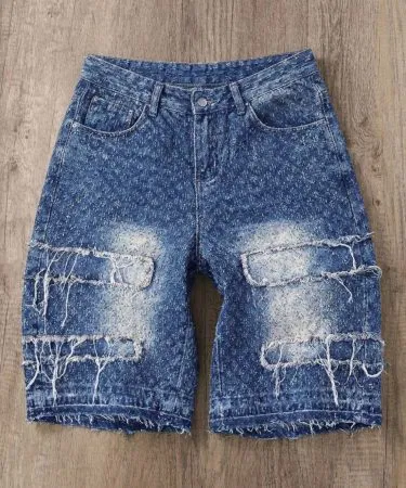 Men’s Premium Light Grey Denim Shorts – Casual Summer Half Pants for Men , imagecaption=Stylish light grey denim shorts for men – perfect for summer outings and daily wear ,