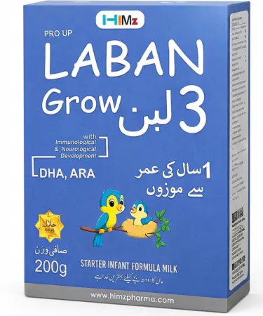 Himz Laban Grow 3 Starter Infant Formula Milk – premium baby nutrition bottle on white background, imagecaption=Himz Laban Grow 3 infant formula milk available on Khareedo & Kharedo with Check‑on‑Delivery service,