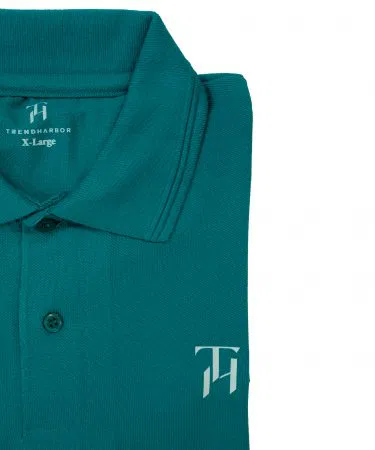 Turquoise men's polo shirt regular fit short sleeves sold in Pakistan
