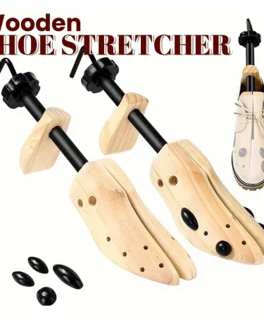Adjustable wooden shoe stretcher expander for men and women sold in Pakistan