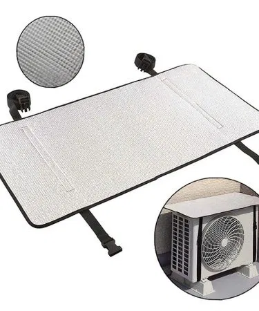 Reflective outdoor AC cover with sunshade rain dust protection for external units in Pakistan