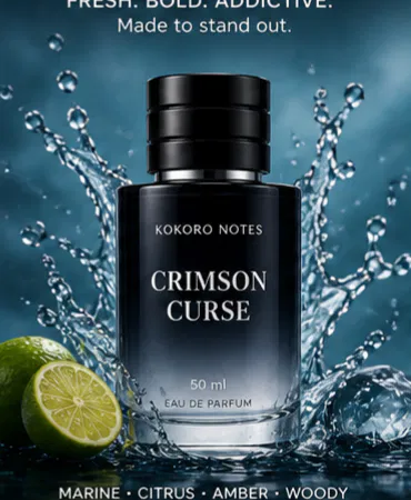 Kokoro Notes Crimson Curse unisex eau de parfum 50ml perfume bottle sold in Pakistan