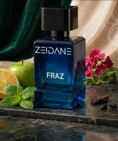 Fraz 50ml perfume with vanilla and lemon notes sold in Pakistan