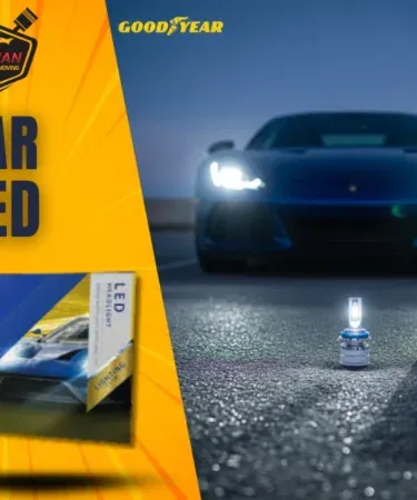 Goodyear 75W H11 Grip Car LED Headlight Bulb Super Bright White Light AutomanPK Pakistan