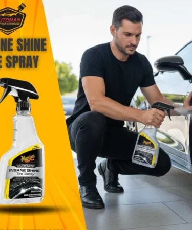 Meguiar’s Ultimate Insane Shine Tire Spray for a deep black wet look, long-lasting protection, sold in Pakistan.