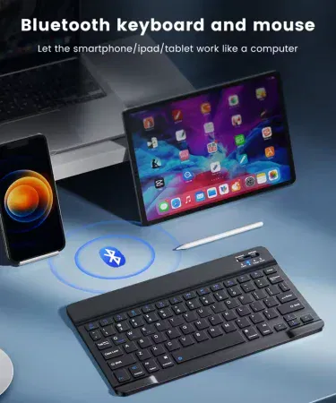 mini wireless bluetooth keyboard 78 keys membrane for pc ipad tablet sold in pakistan