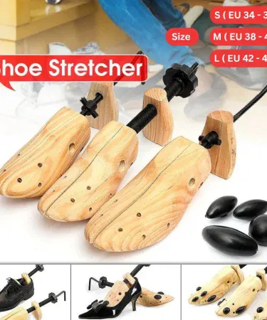 Adjustable wooden shoe stretcher expander for men and women sold in Pakistan