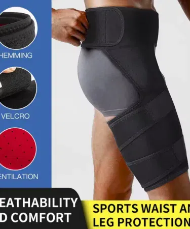Adjustable unisex hip thigh compression belt neoprene groin wrap brace sold in Pakistan