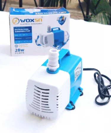 28W submersible water pump for aquarium pond with stainless steel shaft sold in Pakistan
