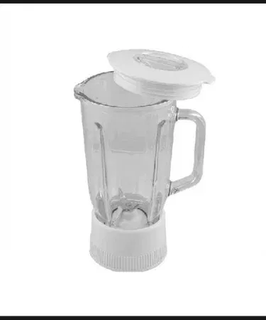 White plastic National 3in1 juicer jug 1 litre with base spare part sold in Pakistan
