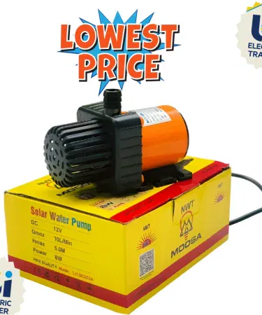 12V DC solar water pump 8 watt submersible high pressure automatic switch Pakistan