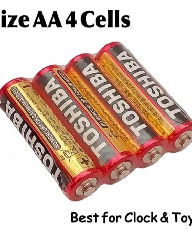 Toshiba AAA 1.5V heavy duty dry battery cells pack for cameras remotes toys Pakistan