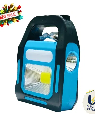 Rechargeable work light with three light sources for blackout and vehicle use sold in Pakistan