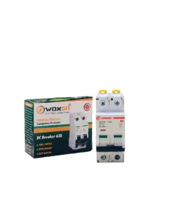 WOXSN 2 pole 1000V DC circuit breaker 16A to 125A imported sold in Pakistan