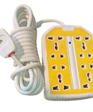 Extension board with 10.5ft imported copper wire for home appliances sold in Pakistan