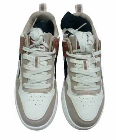Pre-loved beige and white Li-Ning sneakers for men casual shoes EU 42 Pakistan