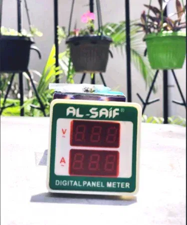 Digital volt ampere panel meter with variable resistor sold in Pakistan