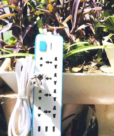 Cooper 3 meter extension lead with three USB ports and surge protection sold in Pakistan