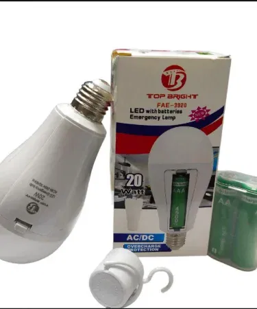 20W AC DC LED charging bulb with battery for home use in Pakistan