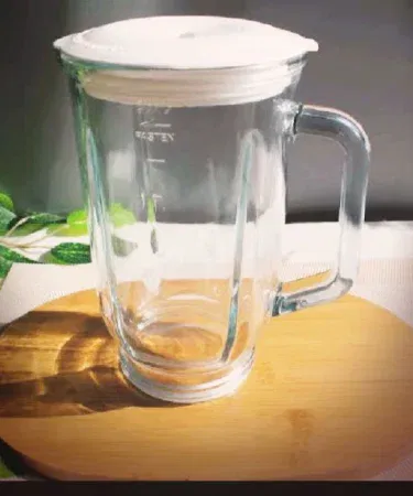 High quality one liter glass jug for juicer mixer milkshake replacement in Pakistan