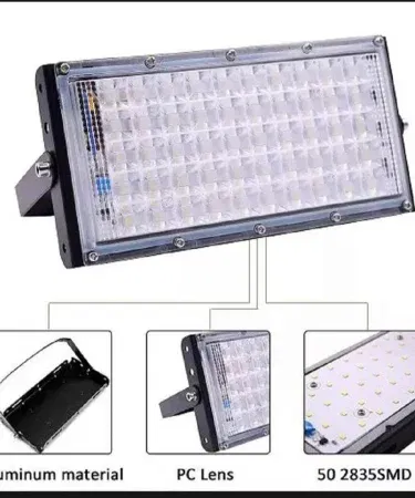 50W LED waterproof flood light IP65 outdoor 3800LM bright security lighting sold in Pakistan