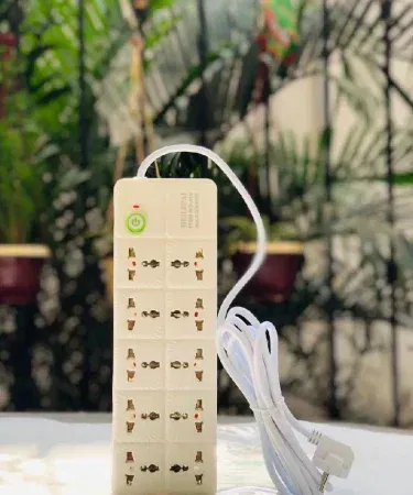 MultiGuard Pro 10-socket universal extension board with individual switches and 3m copper wire in Pakistan