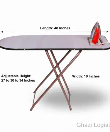 Foldable large size iron stand for home use sold in Pakistan